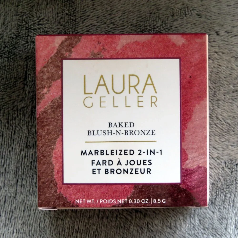 NIB Laura Geller Baked Blush-N-Bronze Strawberry Bronze 0.30 oz
